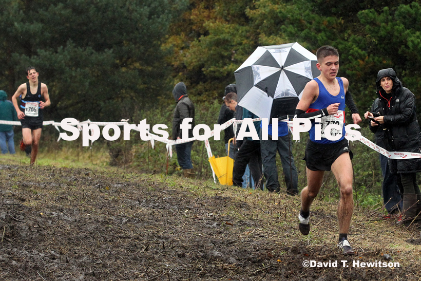 Mens under-17s, National Cross Country Relay Champs., Berry Hill Park, Mansfield.  Photo: David T. Hewitson/Sports for All Pics
